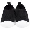 imageGerber Kids Baby Toddler Boy and Girl Stretchy Knit SlipOn SneakerBlack