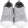 imageGerber Kids Baby Toddler Boy and Girl Stretchy Knit SlipOn SneakerGrey