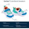imageGerber Kids Toddler Boys and Girls Athletic SneakerBlue Colorblock