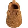 imageGerber UnisexBaby Fleece Lined Non Skid Soft Slipper Booties with EarsBrown Ears