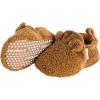 imageGerber UnisexBaby Fleece Lined Non Skid Soft Slipper Booties with EarsBrown Ears