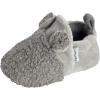 imageGerber UnisexBaby Fleece Lined Non Skid Soft Slipper Booties with EarsGrey Ears