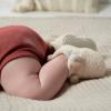 imageGerber UnisexBaby Fleece Lined Non Skid Soft Slipper Booties with EarsIvory Ears