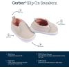 imageGerber UnisexBaby Newborn Infant Toddler Boy and Girl Slipon Sneaker Crib ShoeKhaki