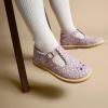 imageModern Moments by Gerber Toddler Girls TStrap Mary Jane FlatLight Lilac Floral