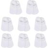 imageGerber Baby 8Pack WiggleProof No Show SocksWhite