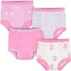 imageGerber Baby Girls Infant Toddler 4 Pack Potty Training Pants UnderwearLavender and Pink