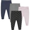 imageGerber Baby Girls MultiPack Active Pants SetHearts