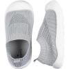 imageGerber Kids Baby Toddler Boy and Girl Stretchy Knit SlipOn SneakerGrey