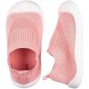 imageGerber Kids Baby Toddler Boy and Girl Stretchy Knit SlipOn SneakerPink