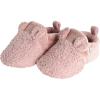 imageGerber UnisexBaby Fleece Lined Non Skid Soft Slipper Booties with EarsPink Ears