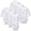 imageGerber unisexbaby Multipack Longsleeve Onesies Bodysuit Mitten Cuff Sizes6pack White