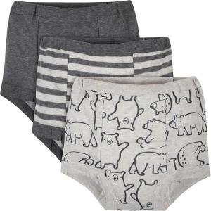 imageGerber Baby Unisex Infant Toddler 3 Pack Potty Training Pants UnderwearBear