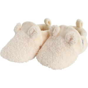 imageGerber UnisexBaby Fleece Lined Non Skid Soft Slipper Booties with EarsIvory Ears