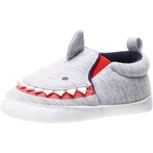 imageGerber UnisexBaby Sneakers Crib Shoes Newborn Infant Toddler Neutral Boy GirlGrey Shark