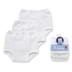imageGerber White Training Pants  32  35 lbs2T