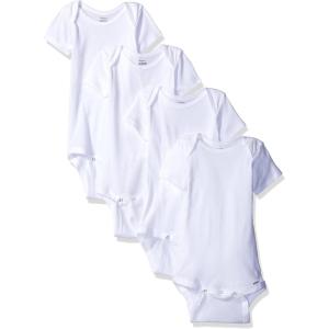imageGerber babygirls 4 Pack OnesiesWhite