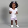 imageGerber Baby Girls 2Pack Pullon ShortsPurplePink