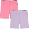 imageGerber Baby Girls 2Pack Pullon ShortsPurplePink