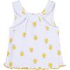 imageGerber Baby Girls 3Pack Racer Back Tank TopsBlue Lemons