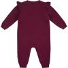 imageGerber Baby Girls Sweater Knit Romper JumpsuitPurple Flowers