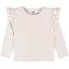 imageGerber Baby Girls Toddler 2Pack Double Ruffle Long Sleeve TopsMustard Floral
