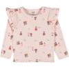 imageGerber Baby Girls Toddler 2Pack Double Ruffle Long Sleeve TopsPink  Purple