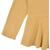 imageGerber Baby Girls Toddler 2Pack Peplum Waist TopsMustard Floral