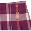 imageGerber Baby Girls Toddler 2Piece LongSleeve Tee ampamp Pleated Skirt SetApple Picking Pink Plaid