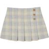 imageGerber Baby Girls Toddler 2Piece LongSleeve Tee ampamp Pleated Skirt SetSmile Plaid