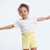 imageGerber Baby Girls Toddler 3Pack Pullon Knit ShortsYellow Lemons