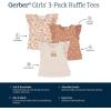 imageGerber Baby Girls Toddler 3Pack Short Sleeve TeesGood Times