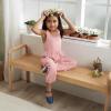 imageGerber Baby Girls Toddler Halter Neck Gauze Romper JumpsuitRose Pink