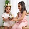 imageGerber Baby Girls Toddler Halter Neck Gauze Romper JumpsuitRose Pink