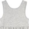 imageGerber Baby Girls Toddler Sleeveless Romper JumpsuitLight Grey Heather