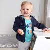 imageGerber Baby Hooded Cotton Twill Utility Jacket Infant ToddlerNavy