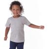 imageGerber Baby Toddler 5Pack Solid Short Sleeve TShirts Jersey 160 GSMHeather Grey