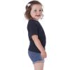 imageGerber Baby Toddler 5Pack Solid Short Sleeve TShirts Jersey 160 GSMNavy