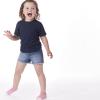 imageGerber Baby Toddler 5Pack Solid Short Sleeve TShirts Jersey 160 GSMNavy