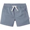 imageGerber Baby Toddler Unisex Stretch Chino ShortsGreyBlue