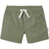 imageGerber Baby Toddler Unisex Stretch Chino ShortsOliveDark Khaki