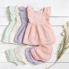 imageGerber babygirls 2 Piece Dress and Diaper Cover SetIvory