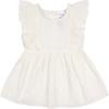 imageGerber babygirls 2 Piece Dress and Diaper Cover SetIvory
