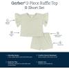 imageGerber babygirls Shirt and Shorts SetGreen Leaves
