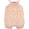 imageGerber babygirls Sleeveless and Short Sleeve Romper SetRetro Floral