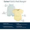 imageGerber babygirls Sleeveless and Short Sleeve Romper SetSailboats