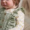imageGerber babygirls Toddler 2 Piece Overall Dress SetGreen Floral
