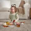 imageGerber babygirls Toddler 2 Piece Overall Dress SetGreen Floral