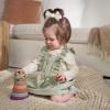 imageGerber babygirls Toddler 2 Piece Overall Dress SetGreen Floral
