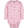 imageGerber babygirls Toddler 2 Piece Overall Dress SetPurple Floral